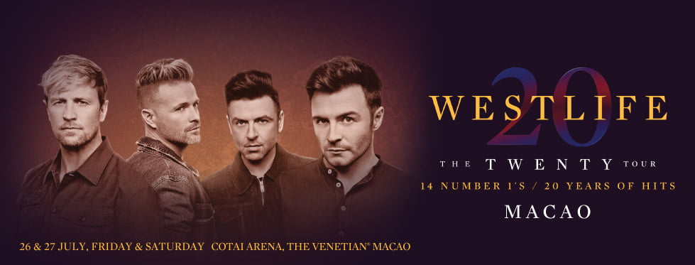 Westlife The Twenty Tour in Macao