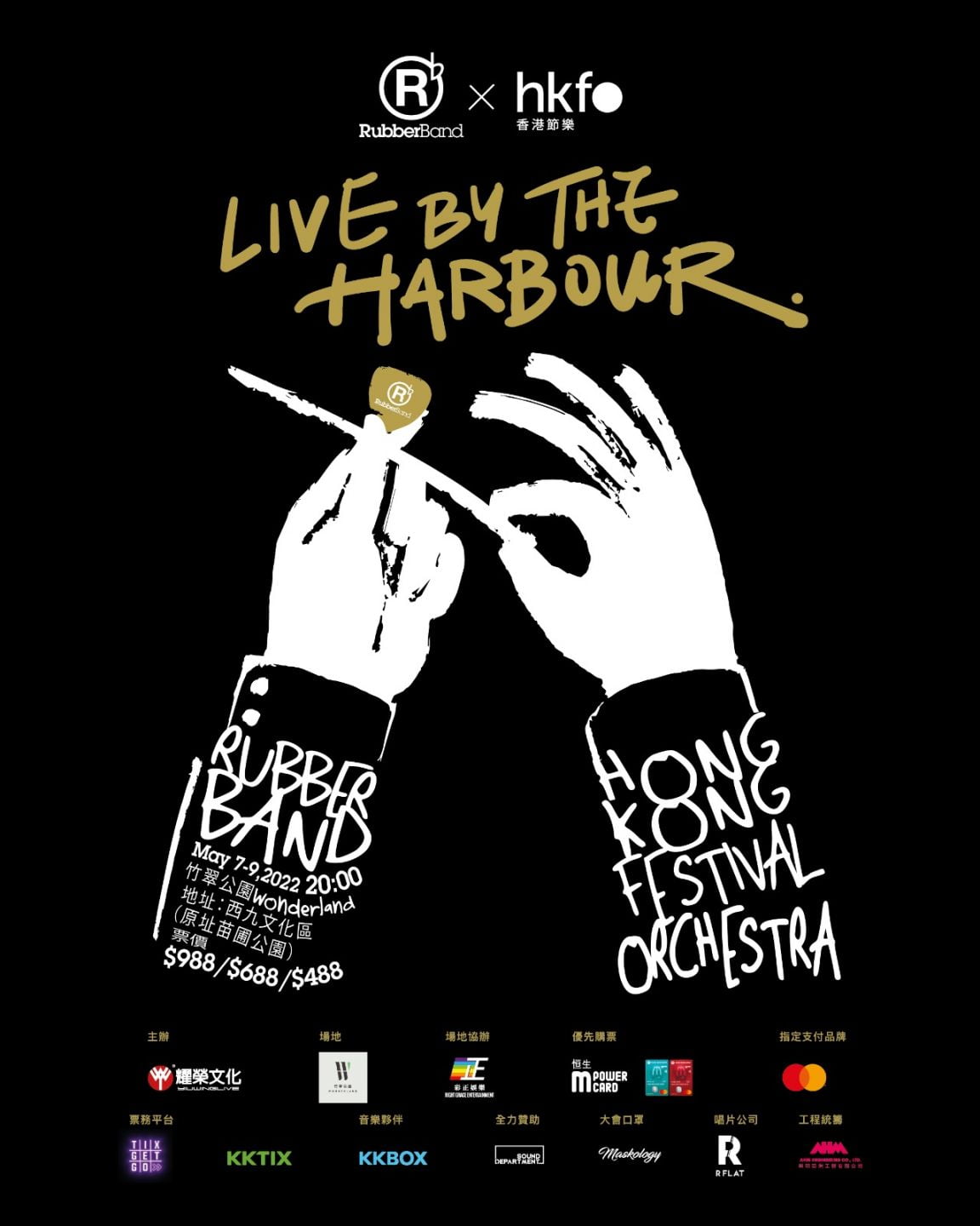 Rubberband live by the harbour