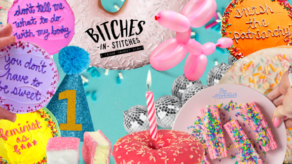 bitches in stitches first anniversary