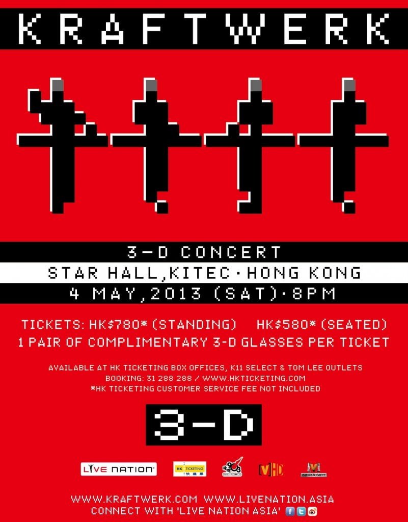 Kraftwerk 3-D @ Star Hall, KITEC - 4 May, 2013
