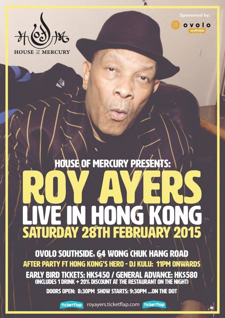 Roy Ayers @ Ovolo Southside - 9:30pm 28 February, 2015
