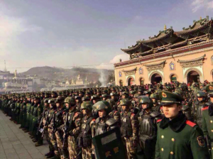 Religious festival in Amdo, Tibet. If Andy Tsang and CY get their way, is this what protests in Hong Kong will look like?