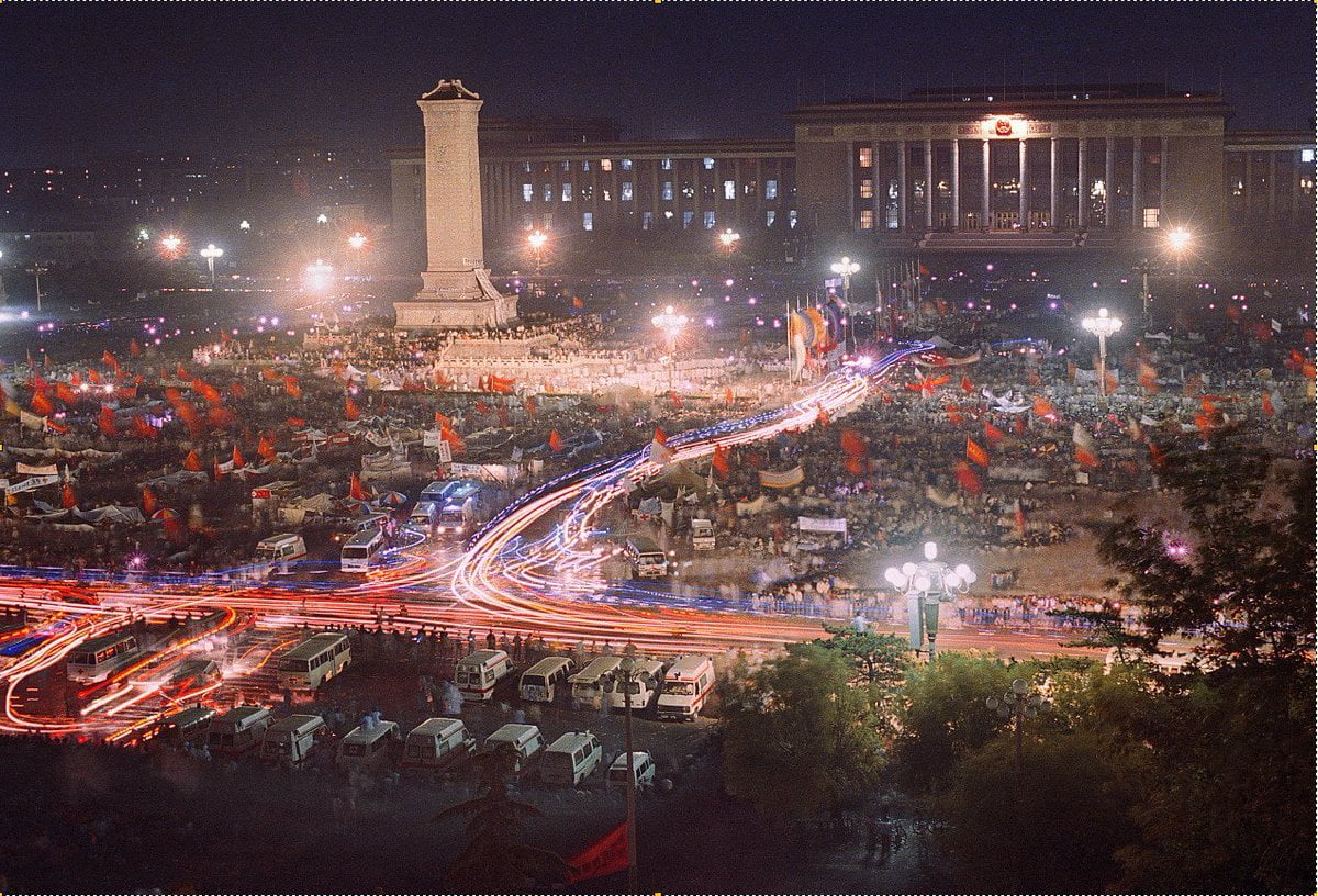 Peaceful Protests Tiananmen Square 1989