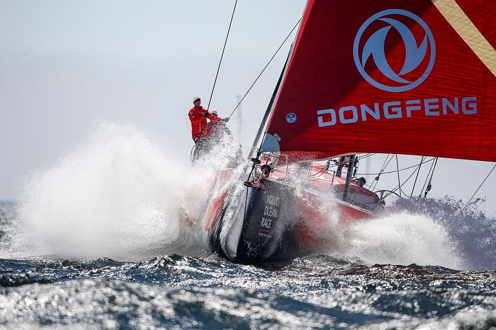 Dongfeng Win Spectacular Cape Town In-Port Race