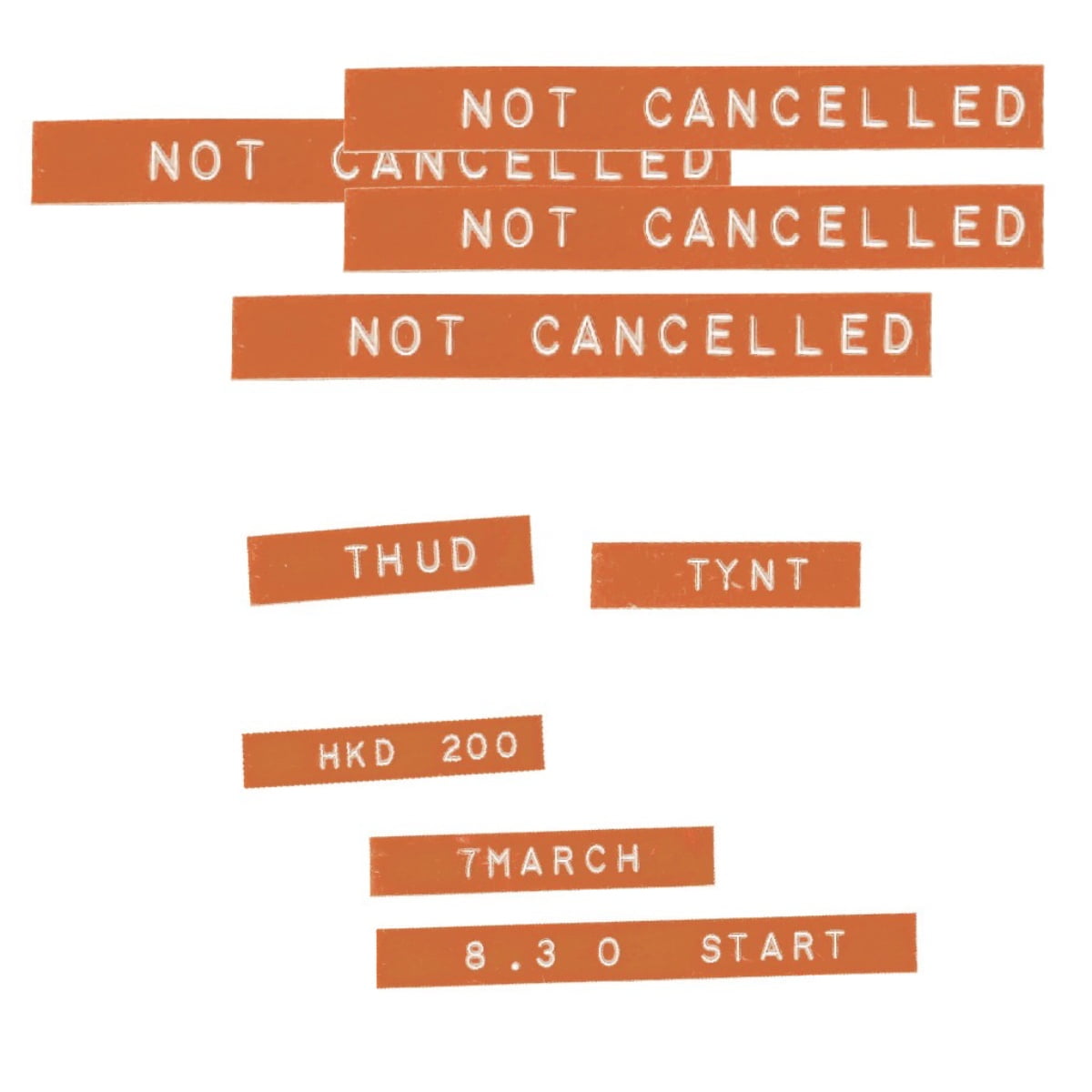 TYNT + Thud – (Not Cancelled)