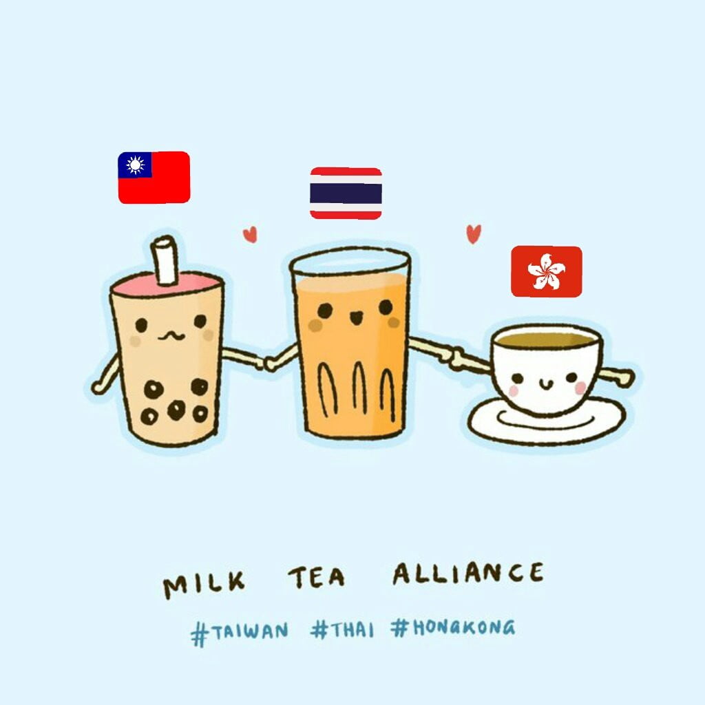New Twitter Emoji #MilkTeaAlliance