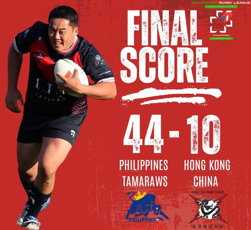 Philipines 44-10 Hong Kong