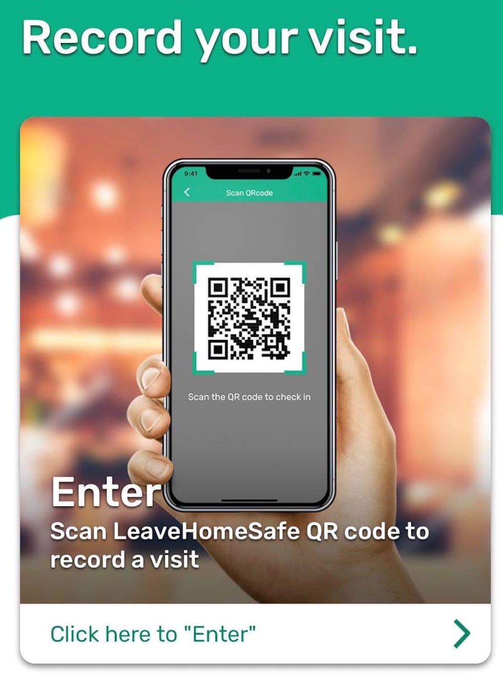 LeaveHomeSafe App Required for Restaurants and Bars