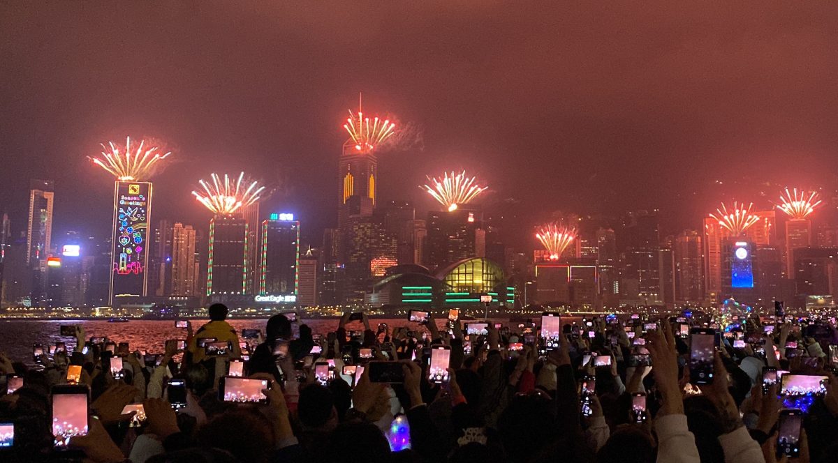 Hong Kong New Years Eve 2022 - Midnight