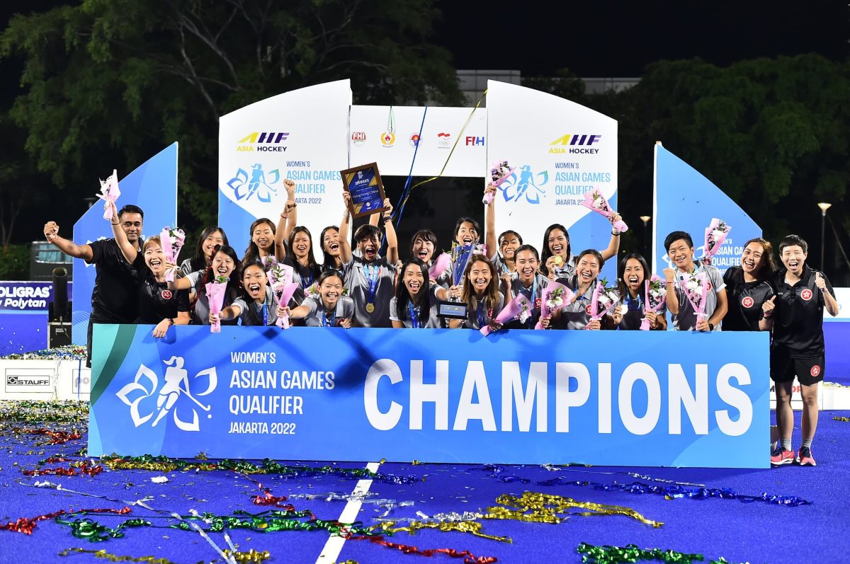 HK - Champions of Women's Asian Games Qualifier