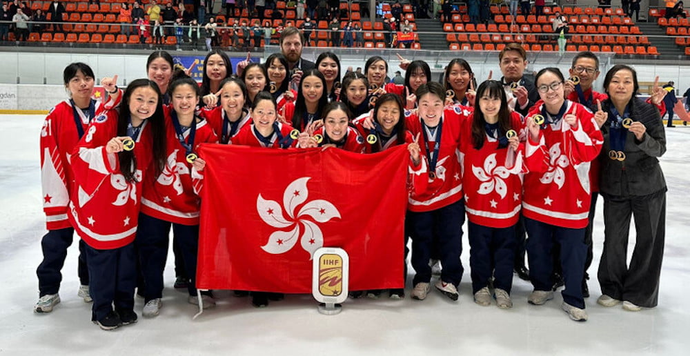 Hong Kong’s Women’s Ice Hockey Team Win Gold!